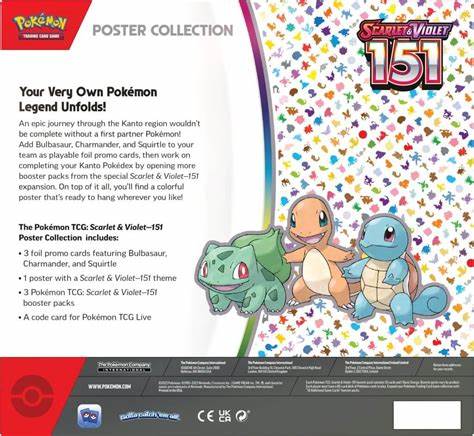 151 Poster Collection Pokemon Trading Card Game