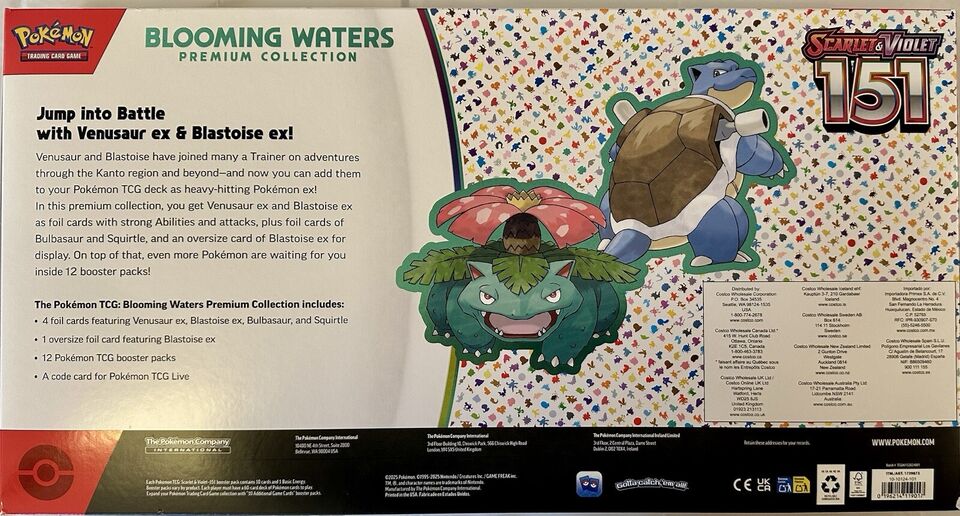 Blooming Waters Premium Collection Pokemon Trading Card Game