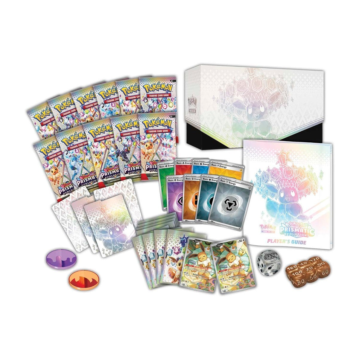 Prismatic Evolutions Pokemon Center Elite Trainer Box Pokemon Trading Card Game